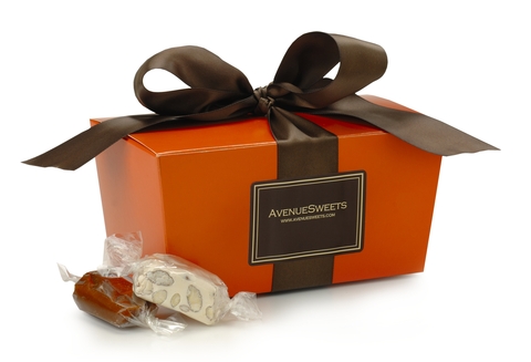 Gifts for Halloween/Fall Large Orange Gift Box