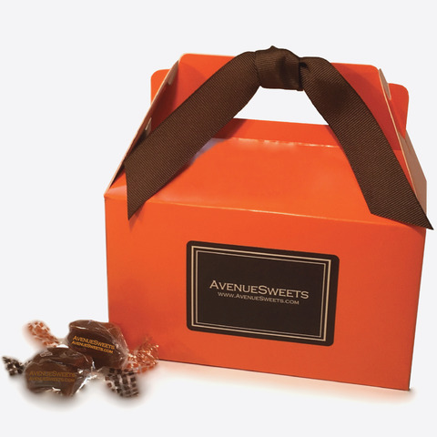 Gifts for Halloween/Fall Orange Gable Gift Box